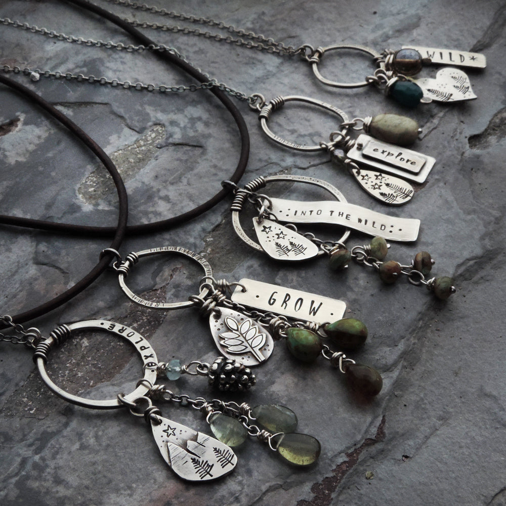 Sterling Silver Charm Necklaces