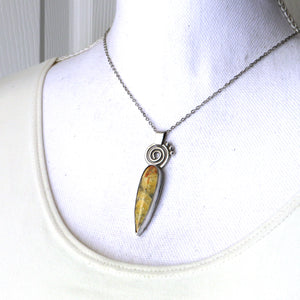 Que Sera Stone Pendant Necklace