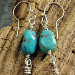Botanical Turquoise Earrings