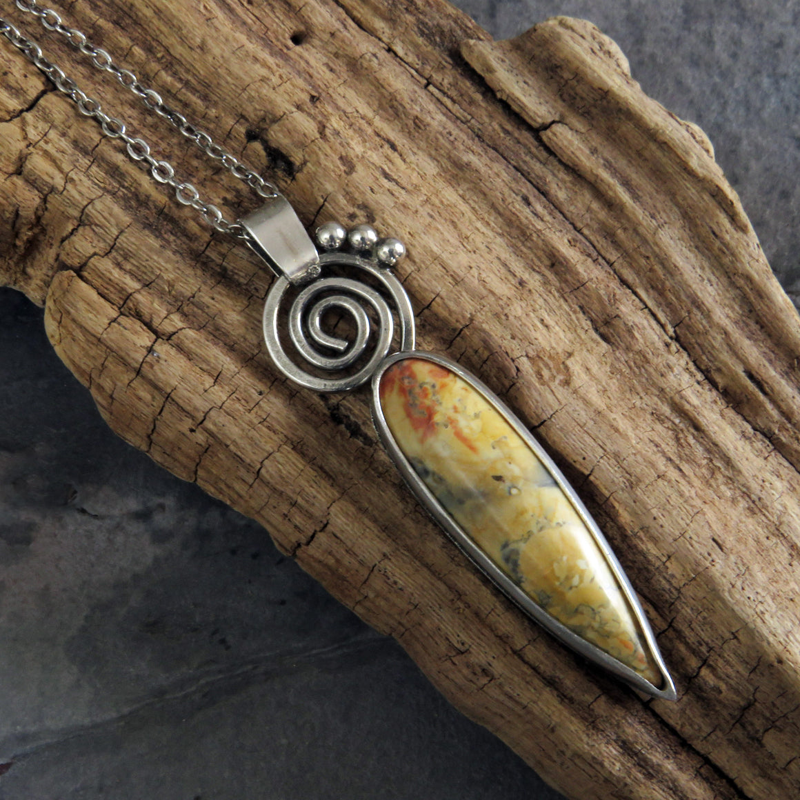 Que Sera Stone Pendant Necklace
