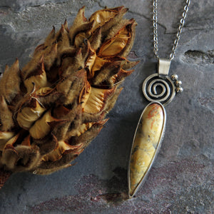 Que Sera Stone Pendant Necklace