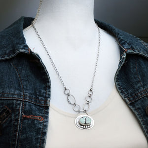 Poseidon Variscite Mint Green Necklace