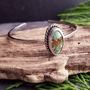 Damele Turquoise Narrow Cuff Bracelet