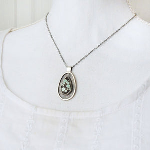 Poseidon Variscite Pendant Necklace