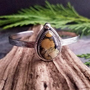 Silver Peak Variscite Cuff Bracelet