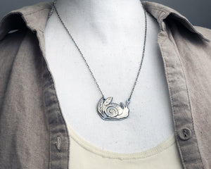 sterling silver snail jewelry