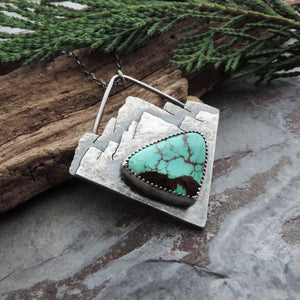 Triangle Mountain Necklace with Timberline Turquoise