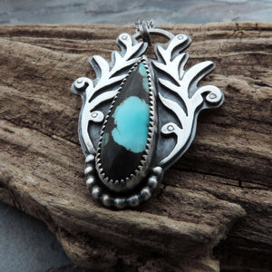 Botanical Flourish Hubei Turquoise Necklace