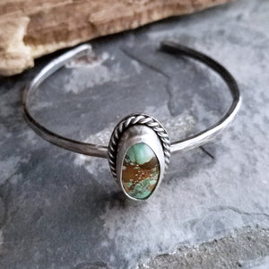 Damele Turquoise Narrow Cuff Bracelet