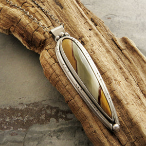 Landscape Jasper Talon Necklace