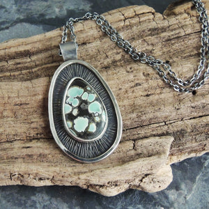 Poseidon Variscite Pendant Necklace