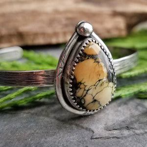 Silver Peak Variscite Cuff Bracelet