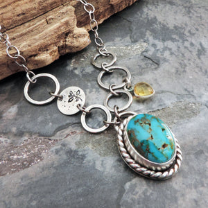 sky song turquoise from Baja peninsula jewelry