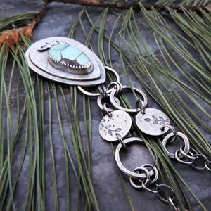 Poseidon Variscite Nature Inspired Necklace