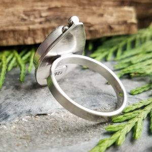 Whitewater Turquoise Ring - Size 7