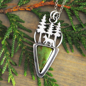 Fox in the Pines Royston Turquoise Necklace