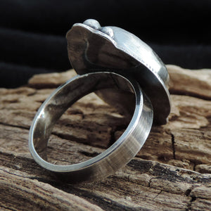 Faceted Labradorite Ring - Size 7