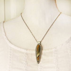 Landscape Jasper Talon Necklace
