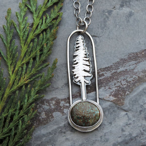 Lonesome Pine Sky Song Turquoise Necklace