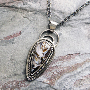 Turkish Stick Agate Pendant Necklace