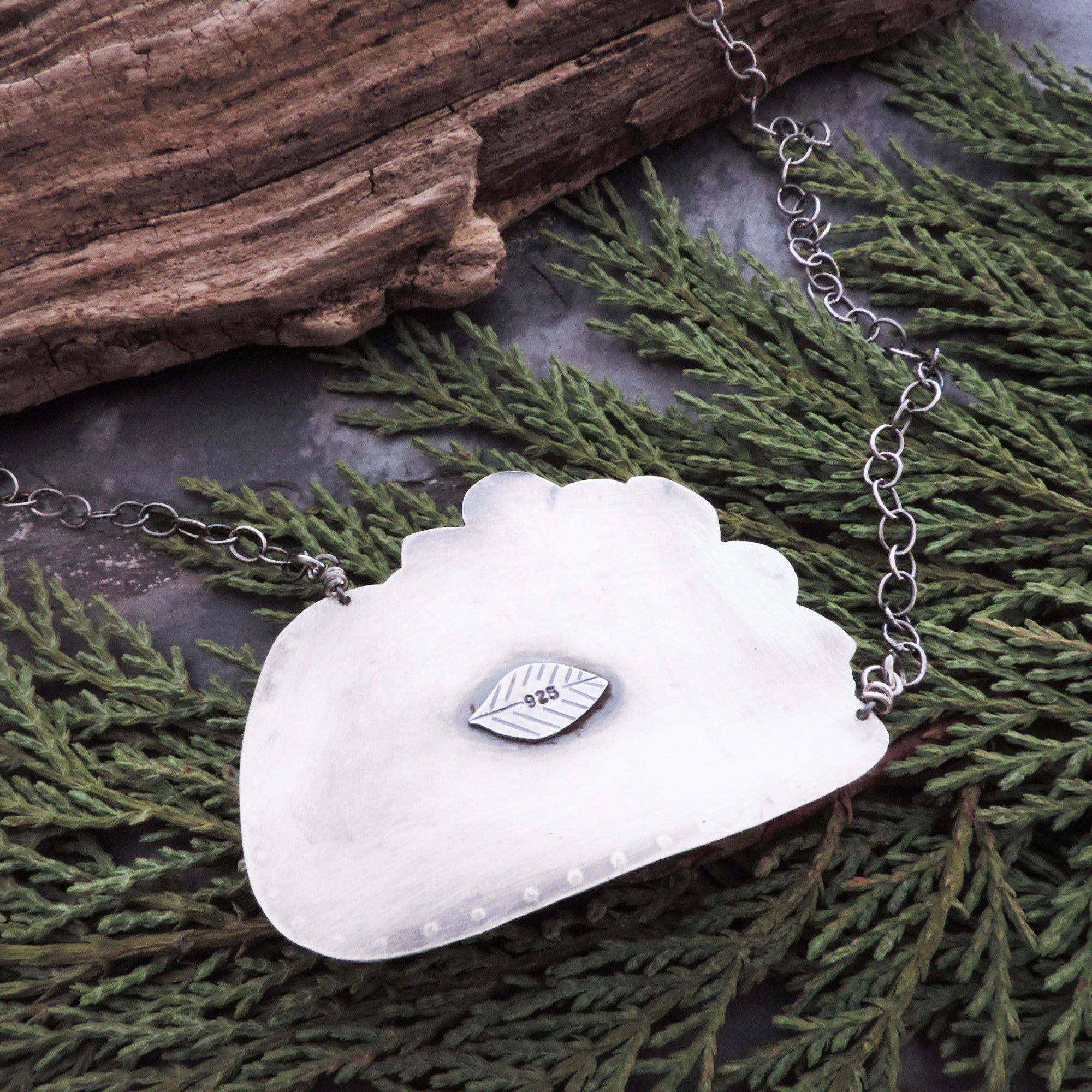 Apple Coral and Red Garnet Gemstone Statement Necklace