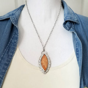 Fossil Coral Scalloped Necklace