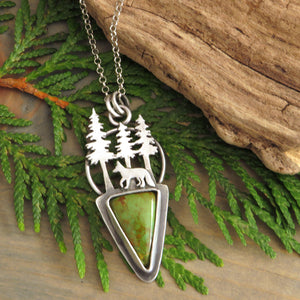 Fox in the Pines Royston Turquoise Necklace
