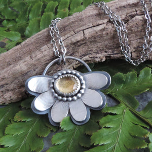 gift for Mother's Day flower necklace