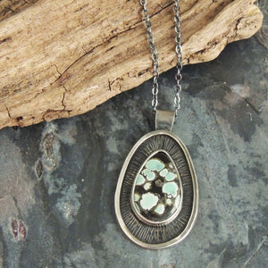 Poseidon Variscite Pendant Necklace