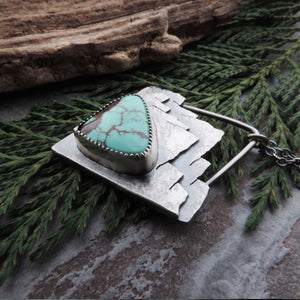 Triangle Mountain Necklace with Timberline Turquoise
