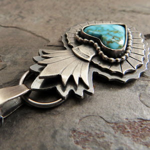 Turquoise Milagro Heart Necklace