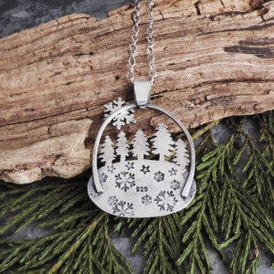 Five Pines Dendritic Opal Necklace