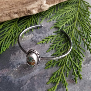 Damele Turquoise Narrow Cuff Bracelet