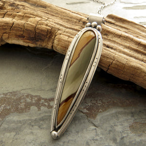 Landscape Jasper Talon Necklace