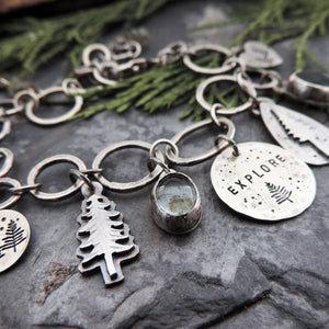 handmade pine tree jewelry for outdoor lovers