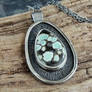 Poseidon Variscite Pendant Necklace