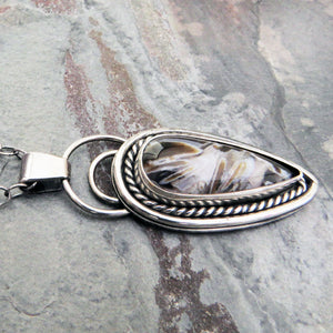 Turkish Stick Agate Pendant Necklace
