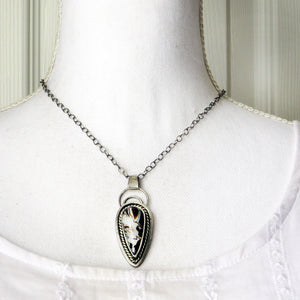 Turkish Stick Agate Pendant Necklace