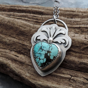 Flourish Hubei Turquoise Heart Necklace